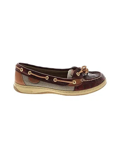 Pre-owned Sperry Top-sider® Flats Brown Shoes