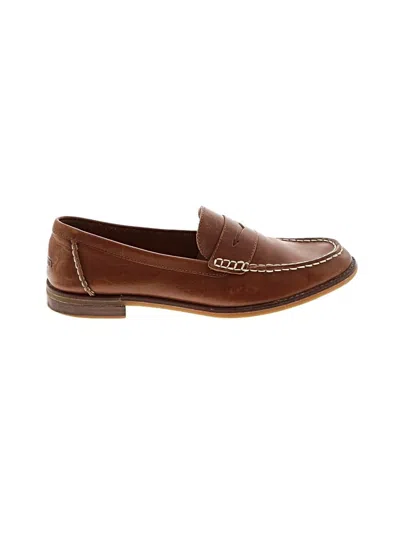 Pre-owned Sperry Top-sider® Flats Brown Shoes