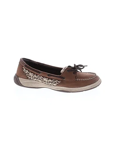 Pre-owned Sperry Top-sider® Flats Brown Shoes
