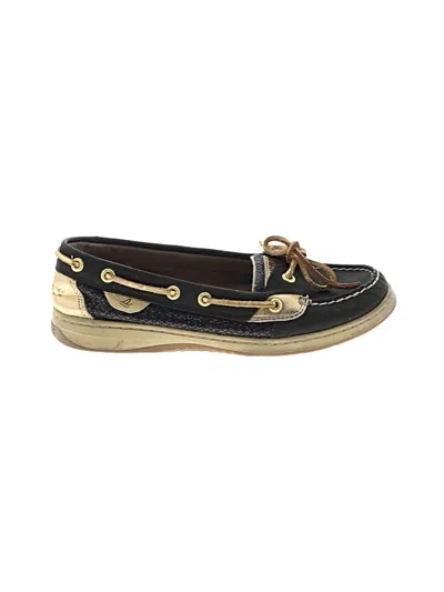 Pre-owned Sperry Top-sider® Flats Gold Shoes