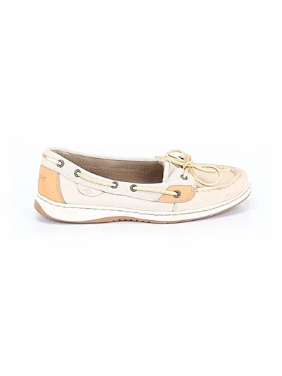 Pre-owned Sperry Top-sider® Flats Gold Shoes