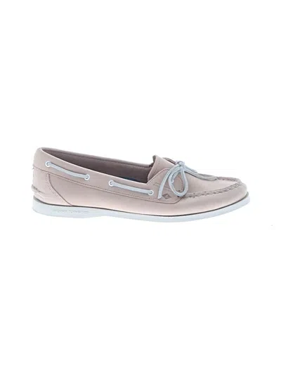 Pre-owned Sperry Top-sider® Flats Gray Shoes