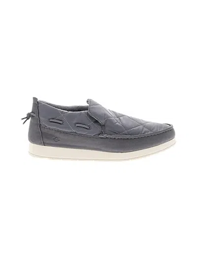 Pre-owned Sperry Top-sider® Flats Gray Shoes