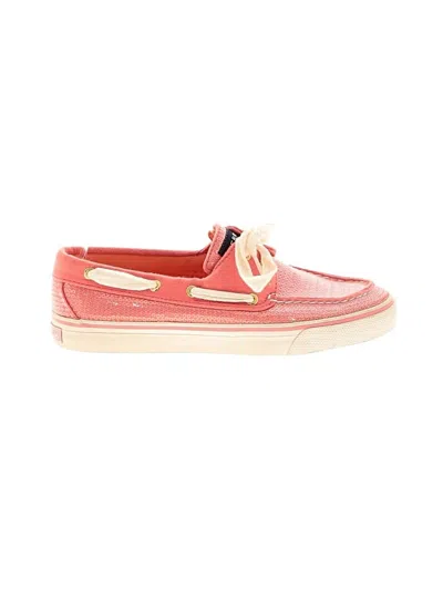 Pre-owned Sperry Top-sider® Flats Pink Shoes