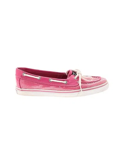 Pre-owned Sperry Top-sider® Flats Pink Shoes