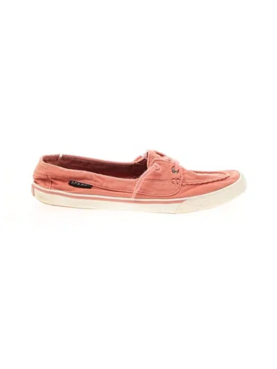 Pre-owned Sperry Top-sider® Flats Pink Shoes