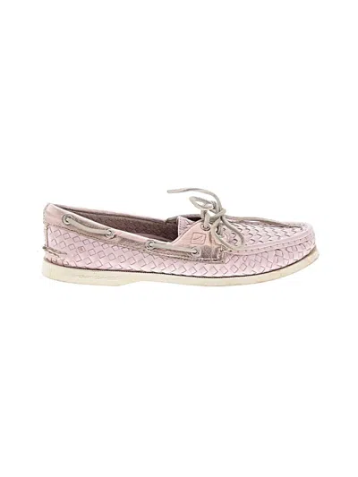 Pre-owned Sperry Top-sider® Flats Pink Shoes