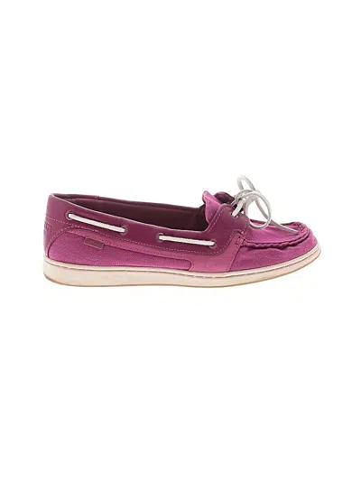 Pre-owned Sperry Top-sider® Flats Purple Shoes