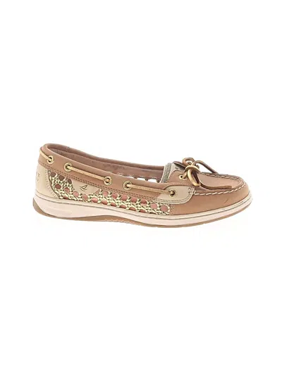Pre-owned Sperry Top-sider® Flats Tan Shoes