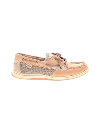 Pre-owned Sperry Top-sider® Flats Tan Shoes