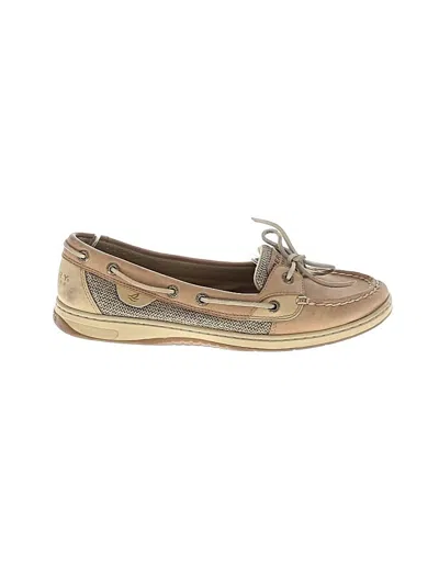 Pre-owned Sperry Top-sider® Flats Tan Shoes