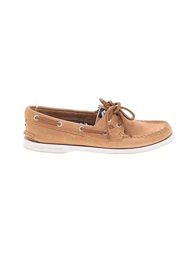 Pre-owned Sperry Top-sider® Flats Tan Shoes