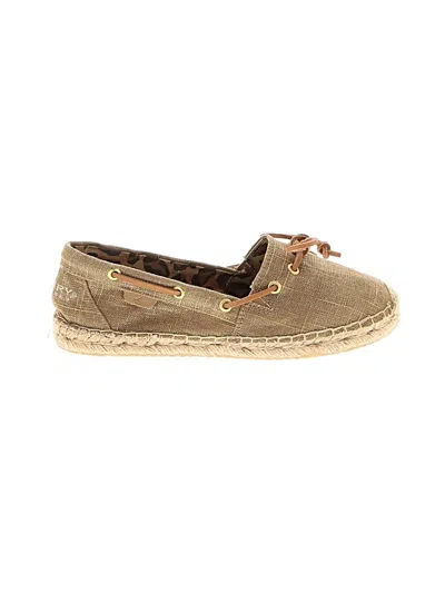 Pre-owned Sperry Top-sider® Flats Tan Shoes
