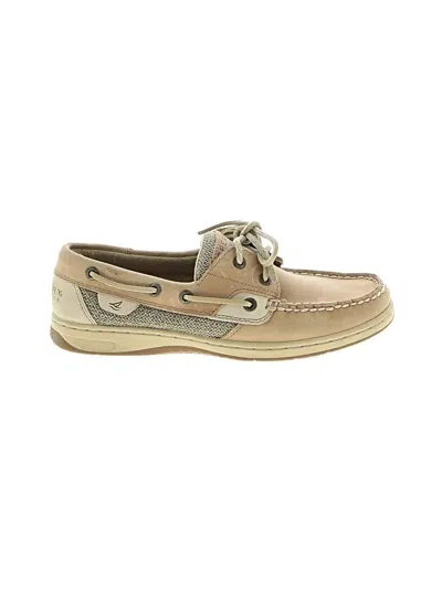 Pre-owned Sperry Top-sider® Flats Tan Shoes