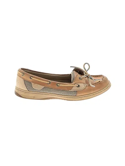 Pre-owned Sperry Top-sider® Flats Tan Shoes