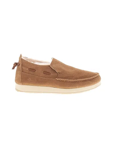 Pre-owned Sperry Top-sider® Flats Tan Shoes In Brown