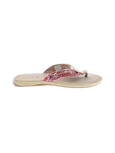 Pre-owned Sperry Top-sider® Flip Flops Tan Shoes