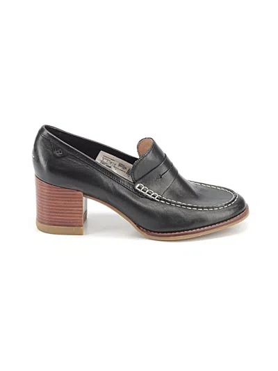 Pre-owned Sperry Top-sider® Heels Black Shoes