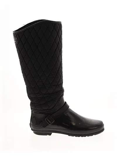 Pre-owned Sperry Top-sider® Rain Boots Black Shoes