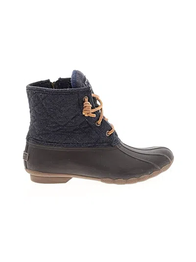 Pre-owned Sperry Top-sider® Rain Boots Blue Shoes