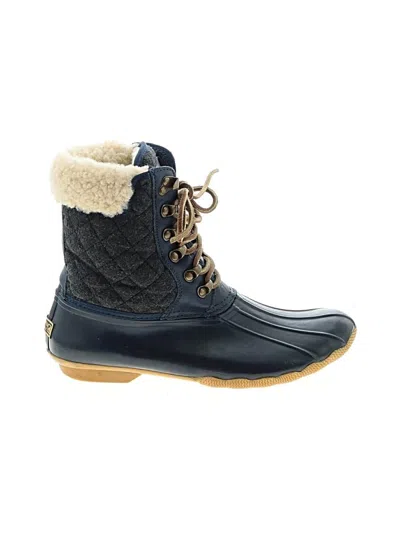 Pre-owned Sperry Top-sider® Rain Boots Blue Shoes