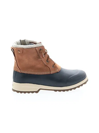 Pre-owned Sperry Top-sider® Rain Boots Brown Shoes