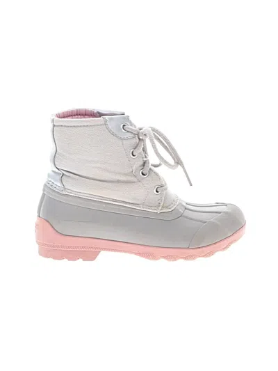 Pre-owned Sperry Top-sider® Kids' Rain Boots Gray Shoes