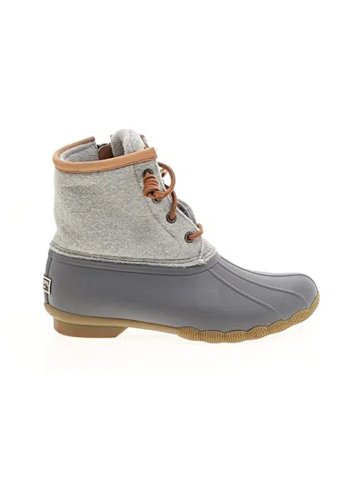 Pre-owned Sperry Top-sider® Rain Boots Gray Shoes