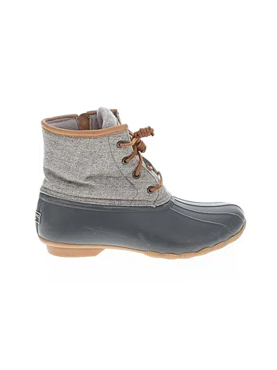 Pre-owned Sperry Top-sider® Rain Boots Gray Shoes