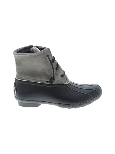 Pre-owned Sperry Top-sider® Rain Boots Gray Shoes