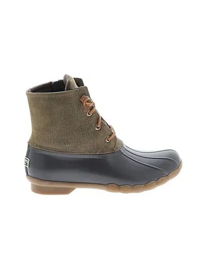 Pre-owned Sperry Top-sider® Rain Boots Green Shoes