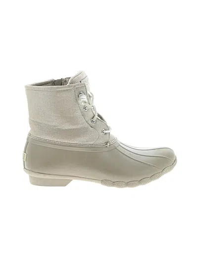 Pre-owned Sperry Top-sider® Rain Boots Ivory Shoes