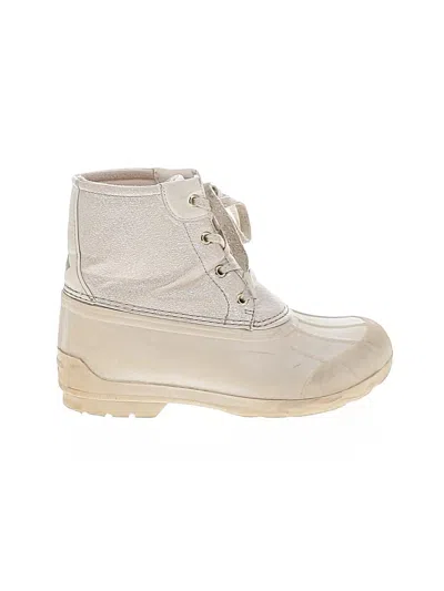 Pre-owned Sperry Top-sider® Rain Boots Ivory Shoes