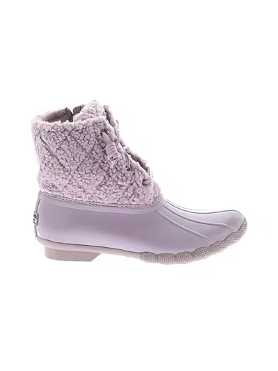 Pre-owned Sperry Top-sider® Rain Boots Purple Shoes