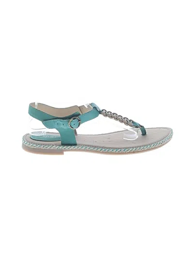 Pre-owned Sperry Top-sider® Sandals Teal Shoes
