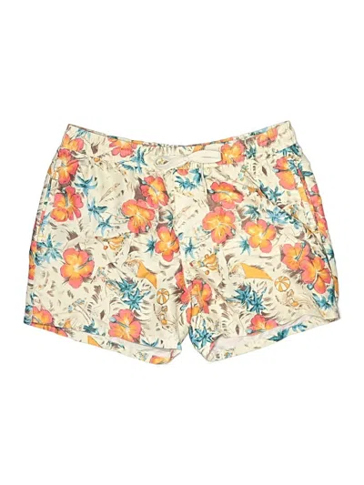 Pre-owned Sperry Top-sider® Shorts Ivory Floral Pattern Bottoms
