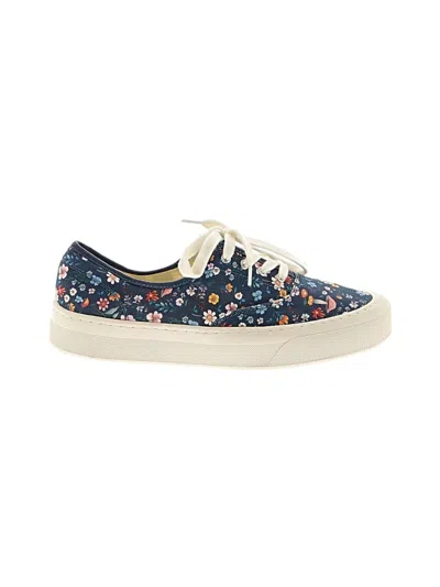 Pre-owned Sperry Top-sider® Sneakers Blue Floral Pattern Shoes
