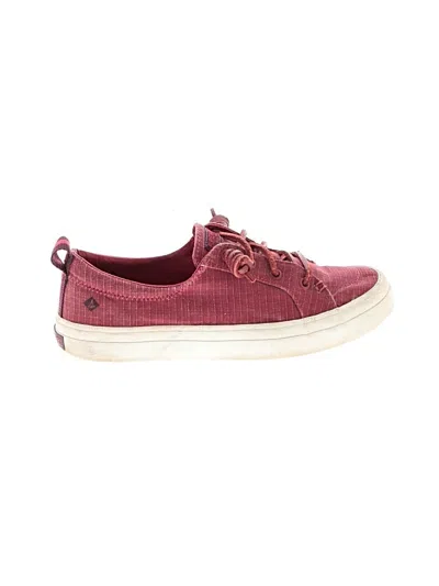 Pre-owned Sperry Top-sider® Sneakers Burgundy Shoes