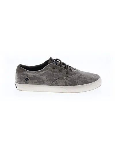 Pre-owned Sperry Top-sider® Sneakers Gray Camo Pattern Shoes