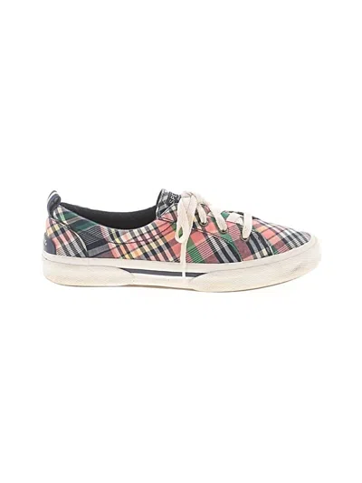 Pre-owned Sperry Top-sider® Sneakers Gray Plaid Pattern Shoes
