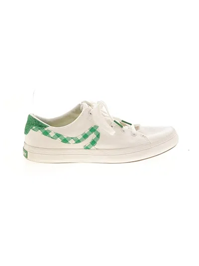 Pre-owned Sperry Top-sider® Sneakers Green Argyle Pattern Shoes