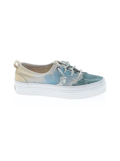 Pre-owned Sperry Top-sider® Sneakers Green Tie-dye Pattern Shoes