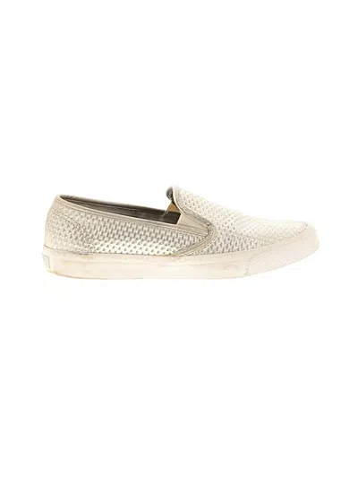 Pre-owned Sperry Top-sider® Sneakers Ivory Metallic Pattern Shoes