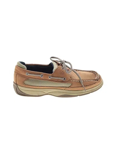 Pre-owned Sperry Top-sider® Sneakers Tan Shoes In Brown