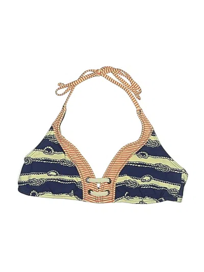 Pre-owned Sperry Top-sider® Swimsuit Top Blue Swimwear