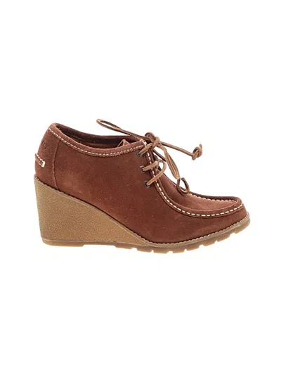 Pre-owned Sperry Top-sider® Wedges Brown Shoes