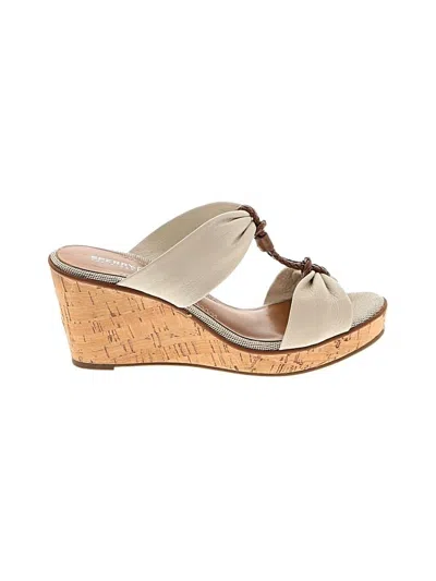 Pre-owned Sperry Top-sider® Wedges Tan Shoes