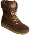 Sperry Torrent Sts87756-201 Women's Dark Brown Suede Winter Boots Lion584 In Black