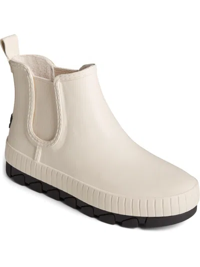 Sperry Torrent Womens Outdoor Ankle Chelsea Boots In White