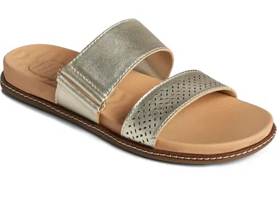Sperry Waveside Plushwave Slide In Silver